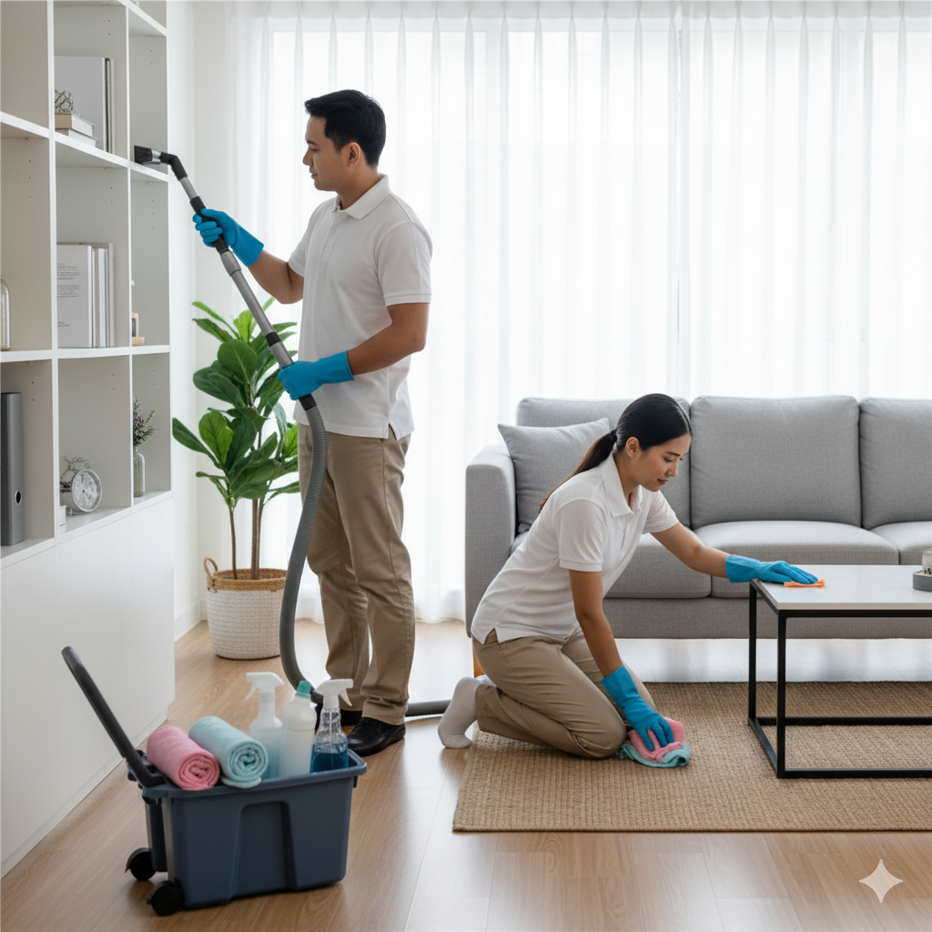 تنظيف المنازل والفلل